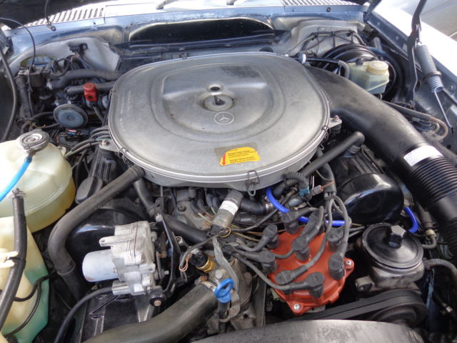 1988 Blue Mercedes-Benz SL-Class Convertable