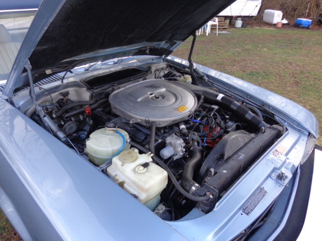 1988 Blue Mercedes-Benz SL-Class Convertable