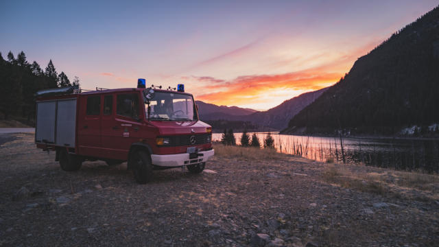 1988 Red Mercedes-Benz Sprinter Van Camper