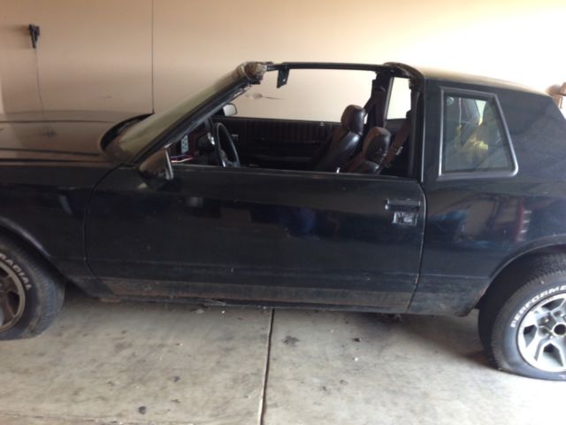 1988 Black Chevrolet Monte Carlo Coupe
