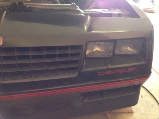 1988 Black Chevrolet Monte Carlo Coupe