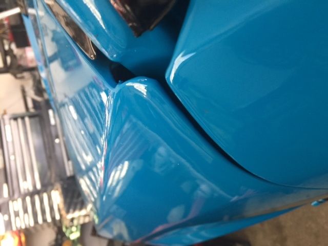 1988 Blue Ford Mustang