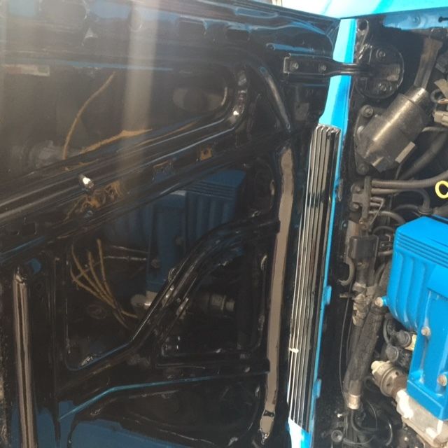 1988 Blue Ford Mustang