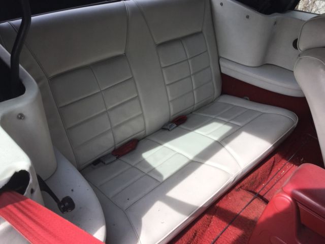 1988 Red Ford Mustang Convertible