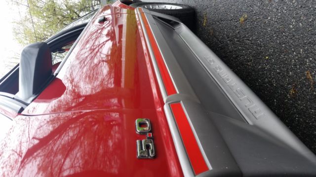 1988 Scarlet Red Ford Mustang Coupe