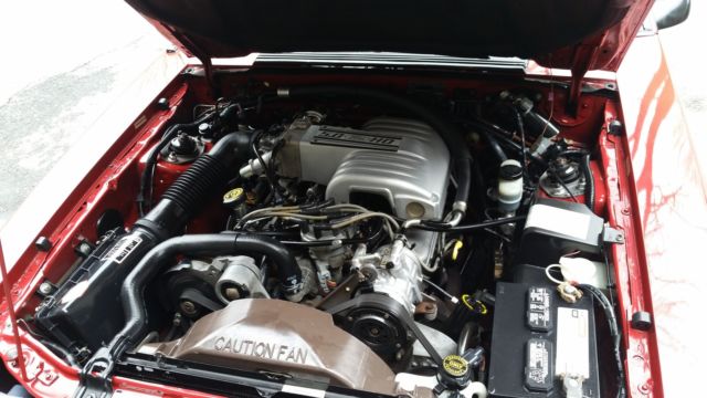 1988 Scarlet Red Ford Mustang Coupe