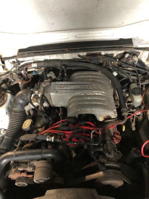 1988 White Ford Mustang Coupe