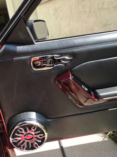 1988 Burgundy Ford Mustang Hatchback