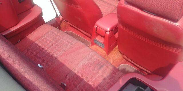 1988 Red Ford Mustang Convertible