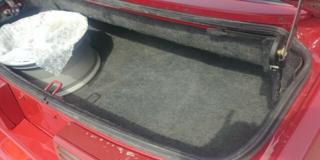 1988 Red Ford Mustang Convertible