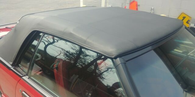 1988 Red Ford Mustang Convertible