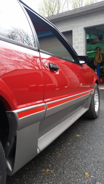 1988 Scarlet Red Ford Mustang Coupe