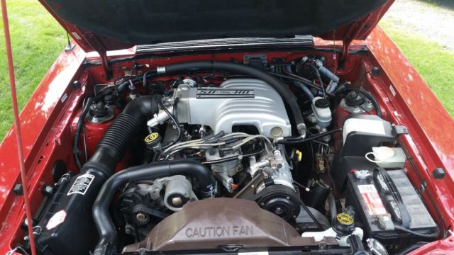 1988 Scarlet Red Ford Mustang Coupe