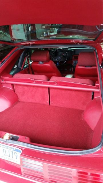 1988 Scarlet Red Ford Mustang Coupe