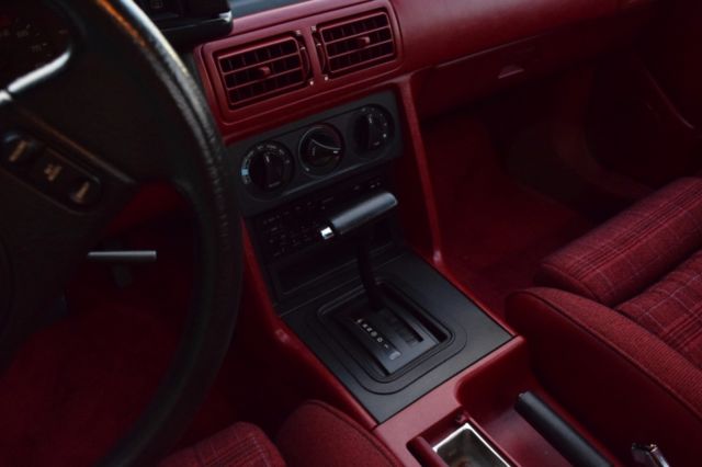1988 Red Ford Mustang Hatchback