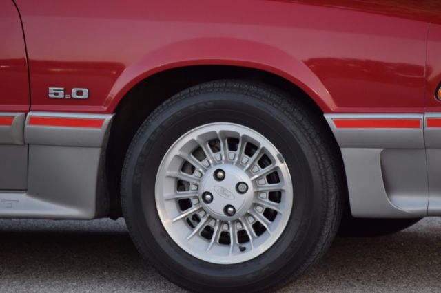 1988 Red Ford Mustang Hatchback