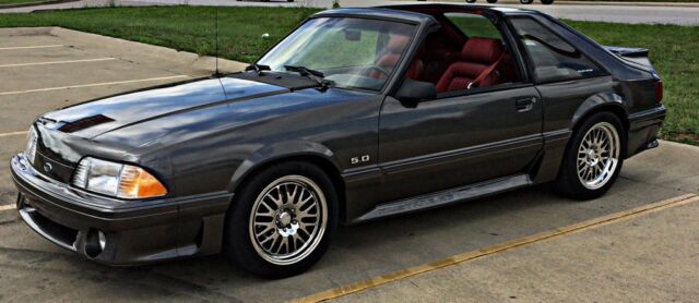 1988 Gray Ford Mustang Hatchback