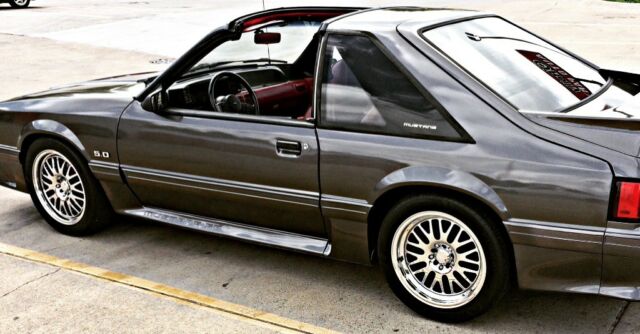 1988 Gray Ford Mustang Hatchback