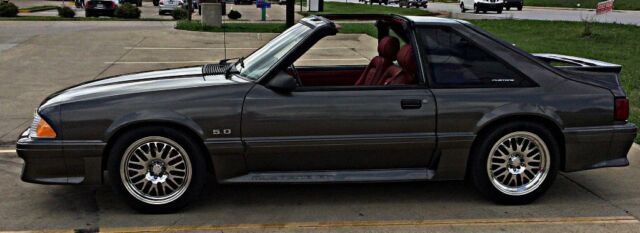 1988 Gray Ford Mustang Hatchback