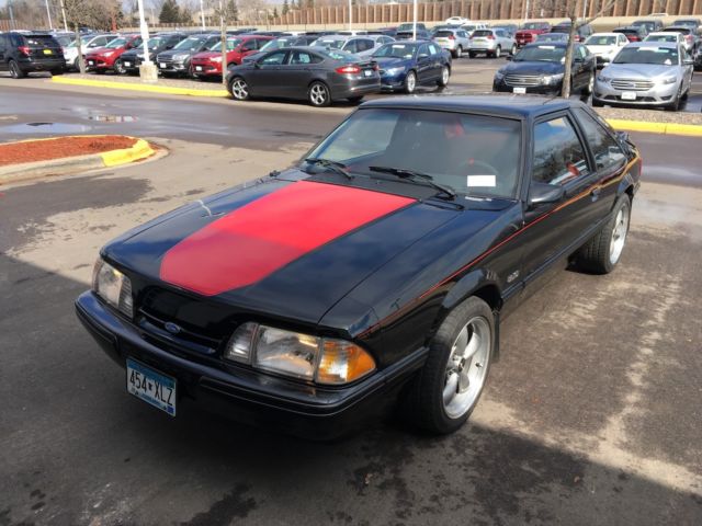 1988 Black Ford Mustang Coupe