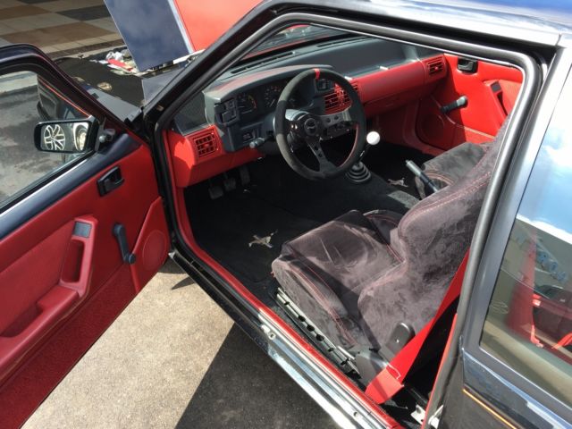 1988 Black Ford Mustang Coupe