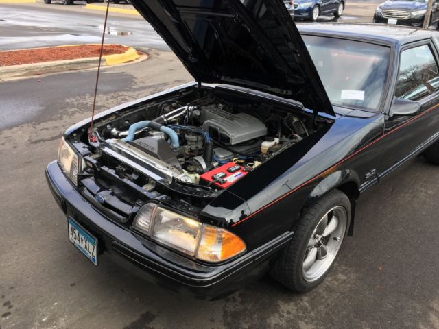 1988 Black Ford Mustang Coupe
