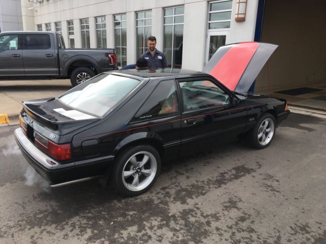 1988 Black Ford Mustang Coupe
