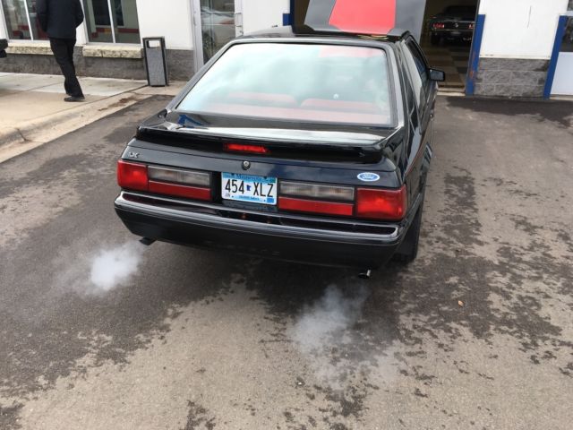 1988 Black Ford Mustang Coupe