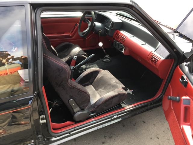1988 Black Ford Mustang Coupe