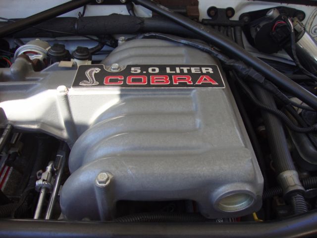 1988 Red Ford Mustang Convertible