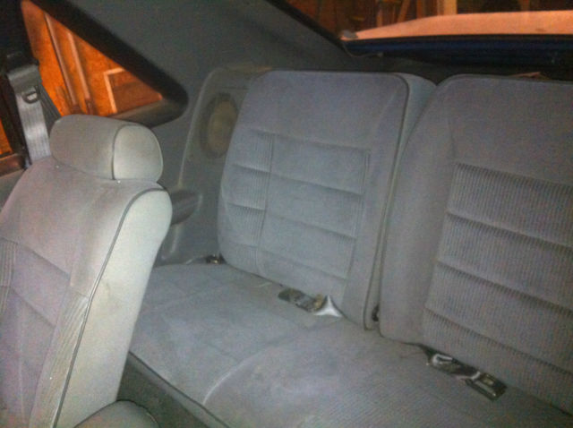 1988 Blue Ford Mustang Hatchback