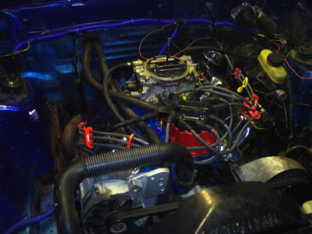 1988 Blue Ford Mustang Hatchback