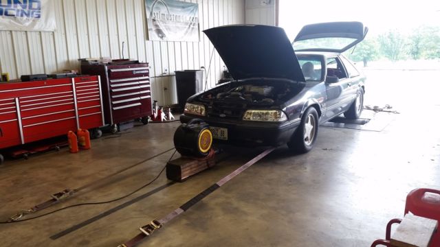 1988 Black Ford Mustang Hatchback