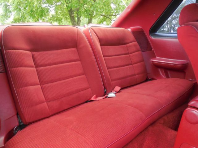 1988 Black Ford Mustang Hatchback