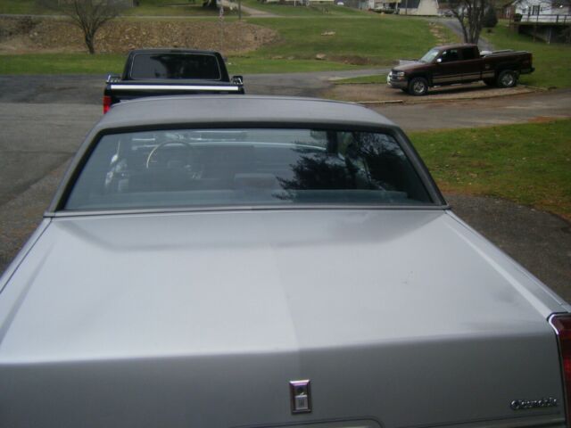 1988 Silver Oldsmobile Cutlass Coupe