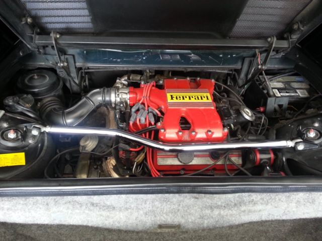 1988 Black Pontiac Fiero Coupe