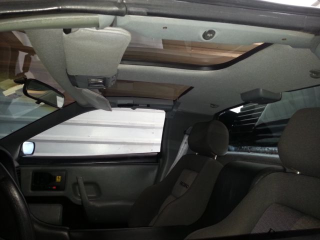 1988 Black Pontiac Fiero Coupe