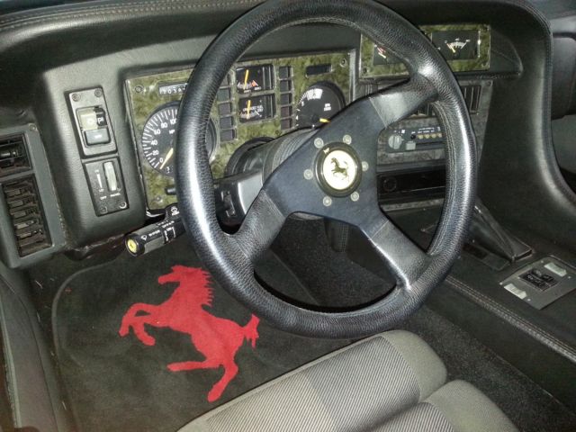 1988 Black Pontiac Fiero Coupe