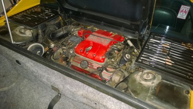 1988 Yellow Pontiac Fiero Coupe