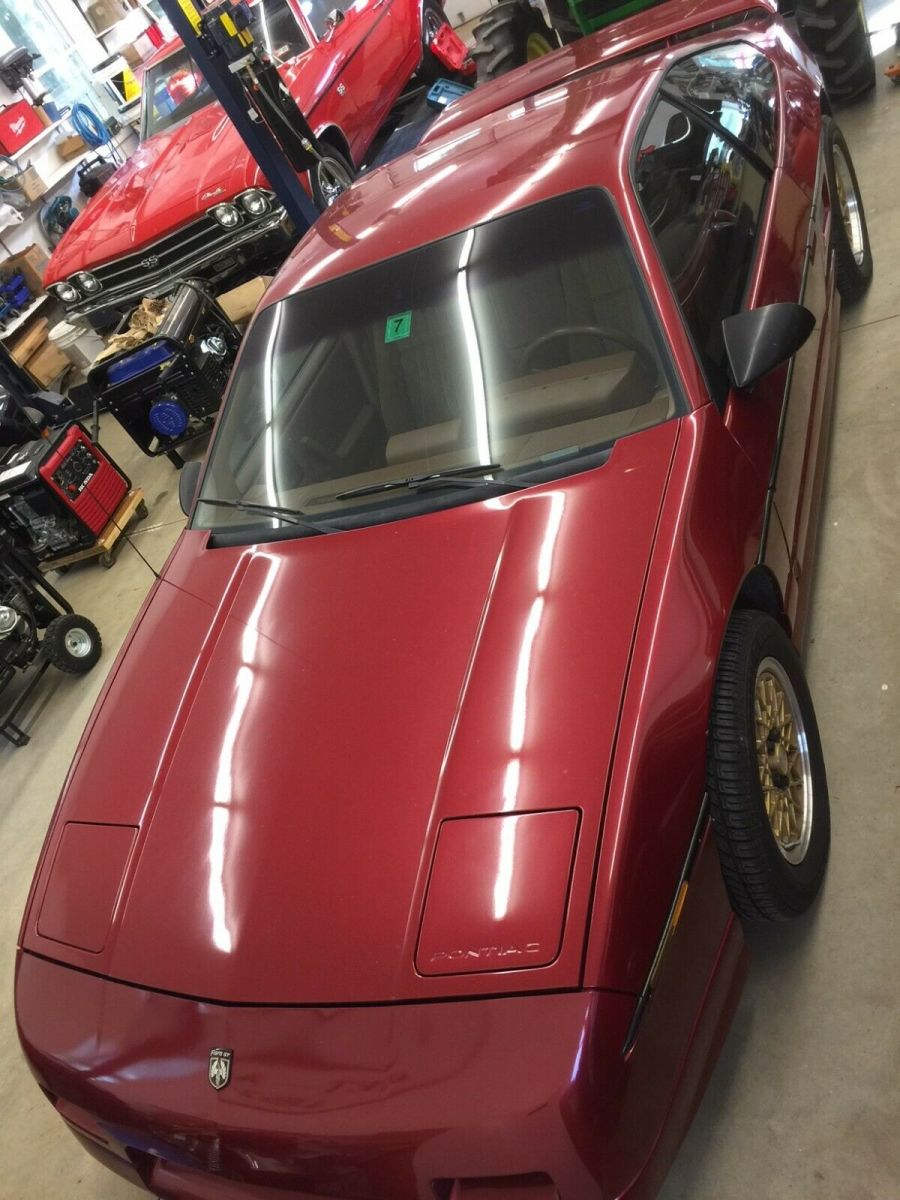 1988 Burgundy Ford F-150 Fastback