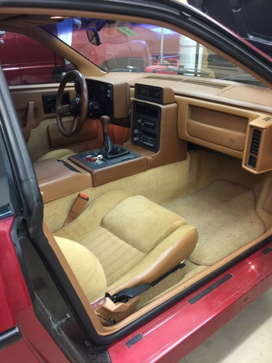 1988 Burgundy Ford F-150 Fastback