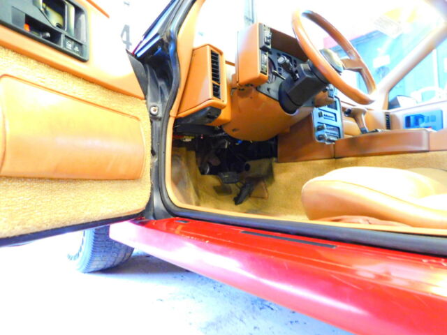 1988 Red Pontiac Fiero Coupe