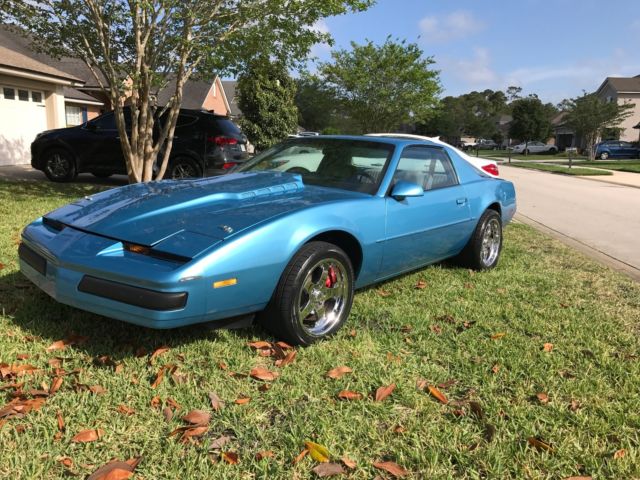 1988 Marina Blue Pontiac Firebird Coupe