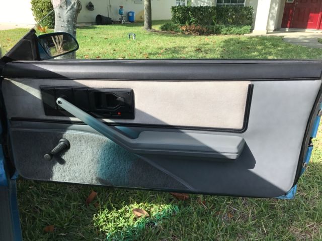 1988 Marina Blue Pontiac Firebird Coupe