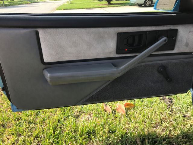 1988 Marina Blue Pontiac Firebird Coupe