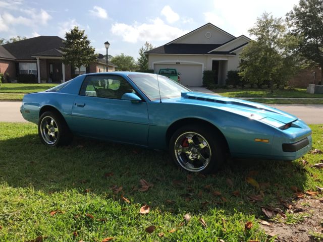 1988 Marina Blue Pontiac Firebird Coupe