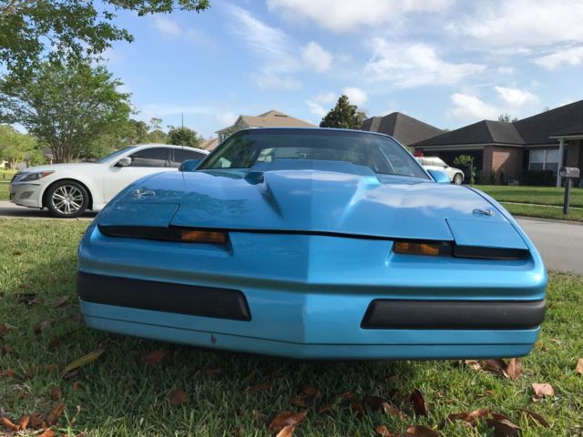 1988 Marina Blue Pontiac Firebird Coupe