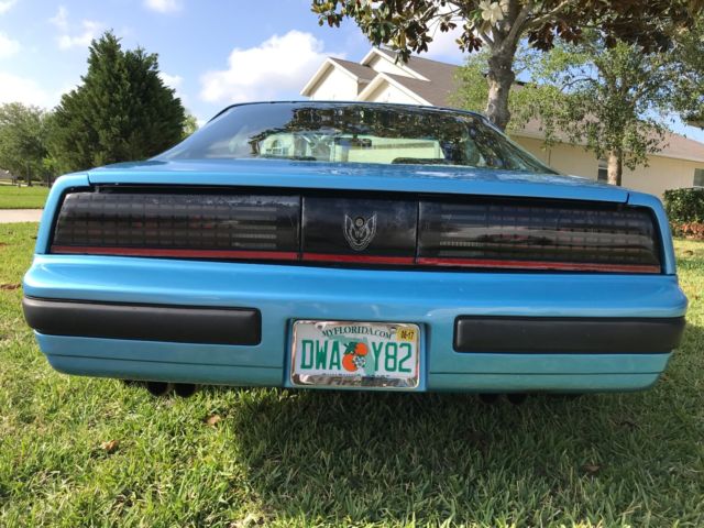 1988 Marina Blue Pontiac Firebird Coupe