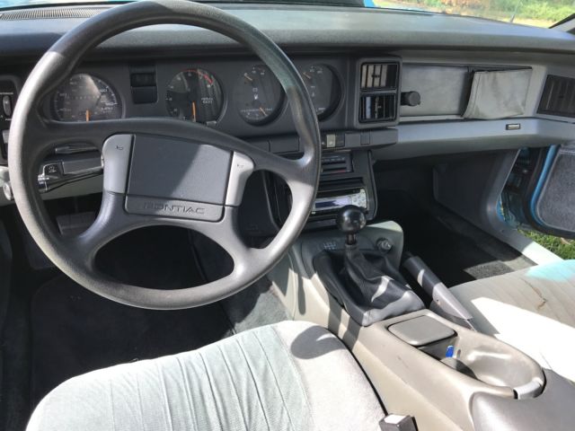 1988 Marina Blue Pontiac Firebird Coupe