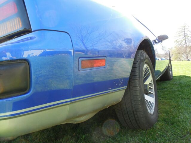 1988 Blue Pontiac Firebird Coupe